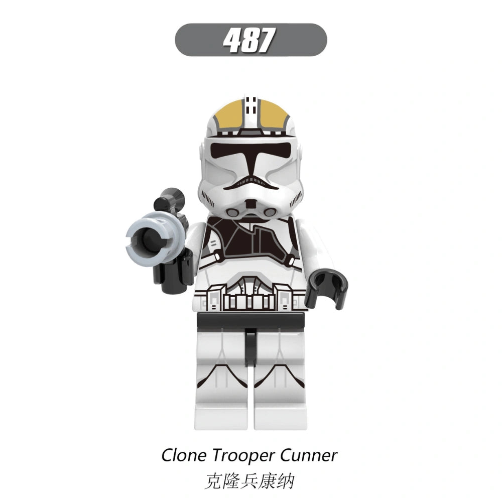 Clone Trooper Gunner Minifigures XH487 Compatible With Lego