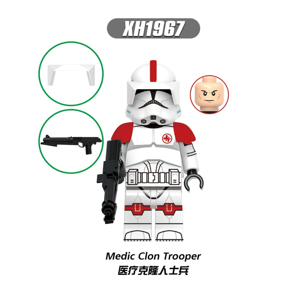 Clone Trooper Medic Minifigures XH1967 Compatible With Lego