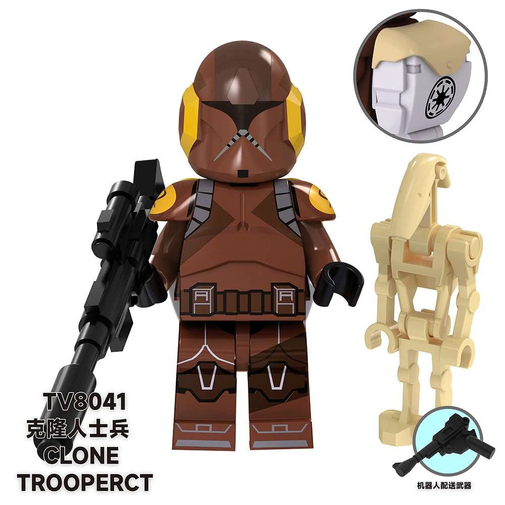 Clone Trooper Minifigures TV-8041 Compatible With Lego