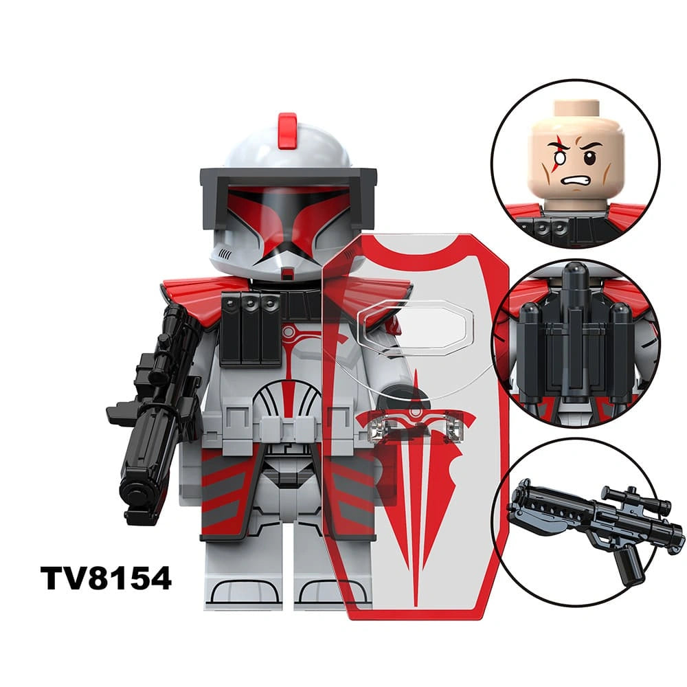 Clone Trooper Minifigures TV8154 Compatible With Lego