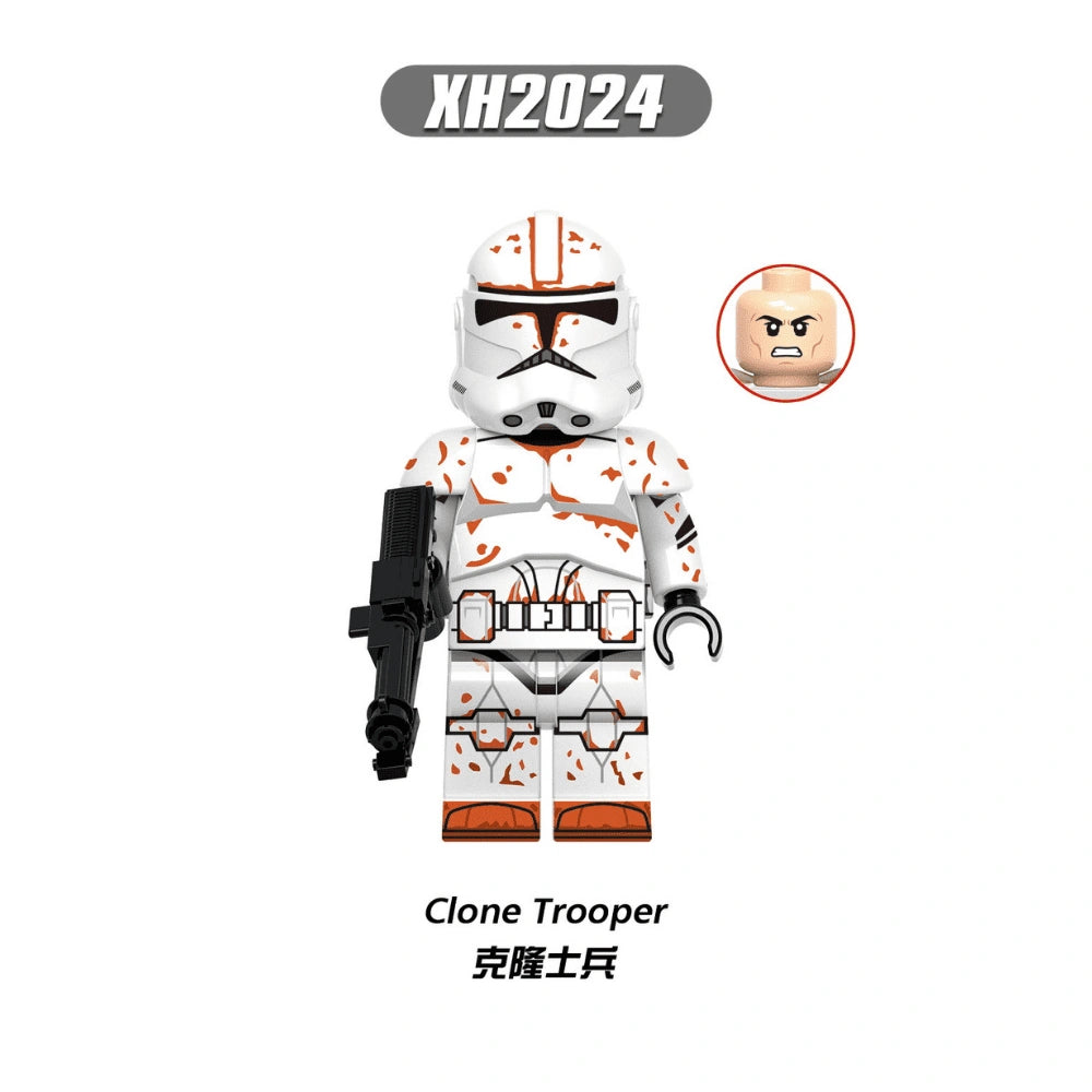 Desert Clone Trooper Minifigures XH2024 Compatible With Lego