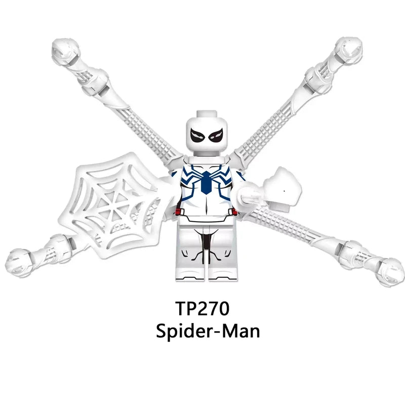 Spider-man minifigures Peter Parker - Hudson Thames - Future Foundation figure TP270 Marvel Custom Minifigure