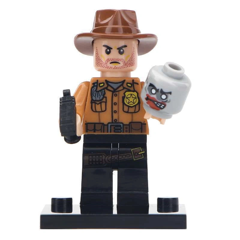 Rick Grimes Minifigures JX1003-7 Compatible With Lego