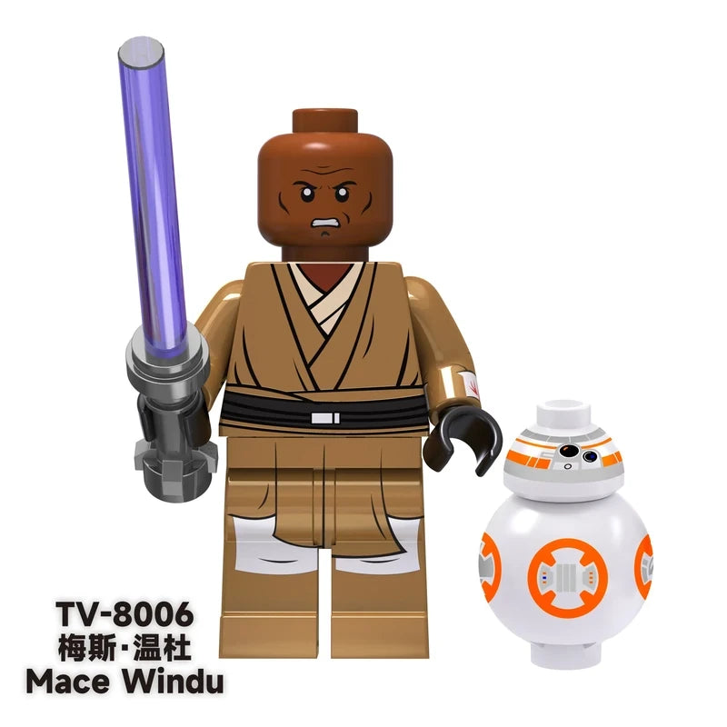 Mace Windu (Clone Wars) TV TV-8006 Minifigures