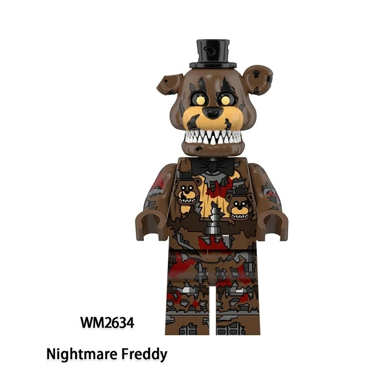Nightmare Freddy Minifigures WM2634 Games MiniFigure