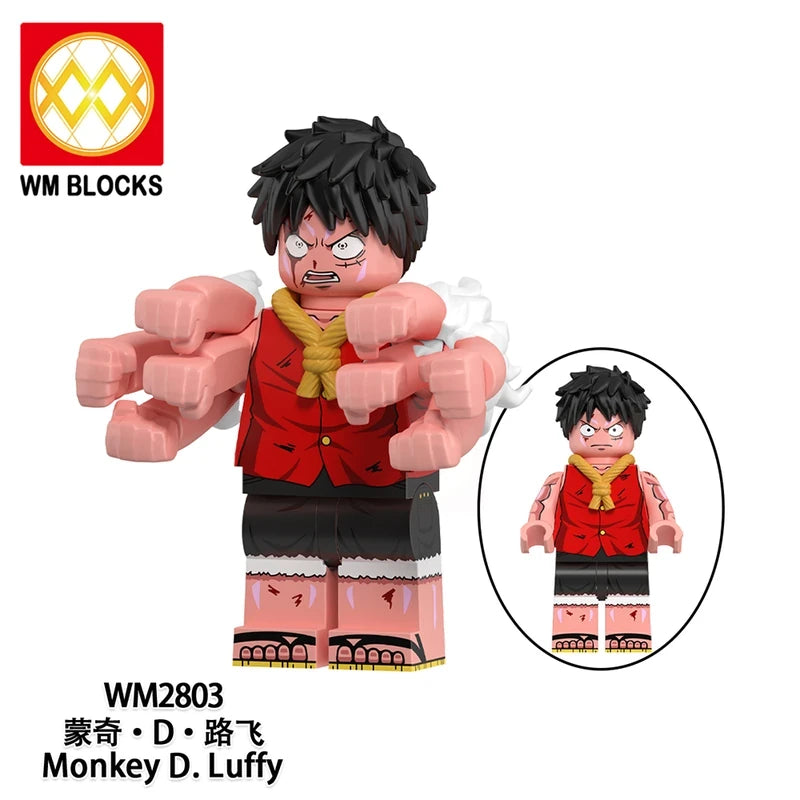 Monkey D. Luffy minifigures WM2803 One Piece figure