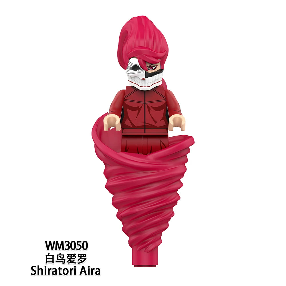 DAN DA DAN Series Minifigures WM6223 Shiratori Aira / Ayase Momo / Takakura Ken /Evil Eye Minifigures