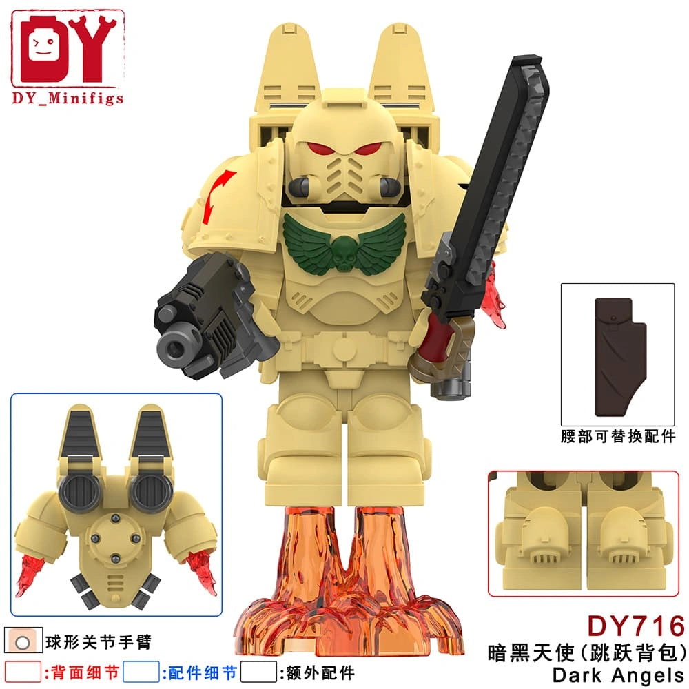 Space Marine Minifigures DY716 Compatible With Lego