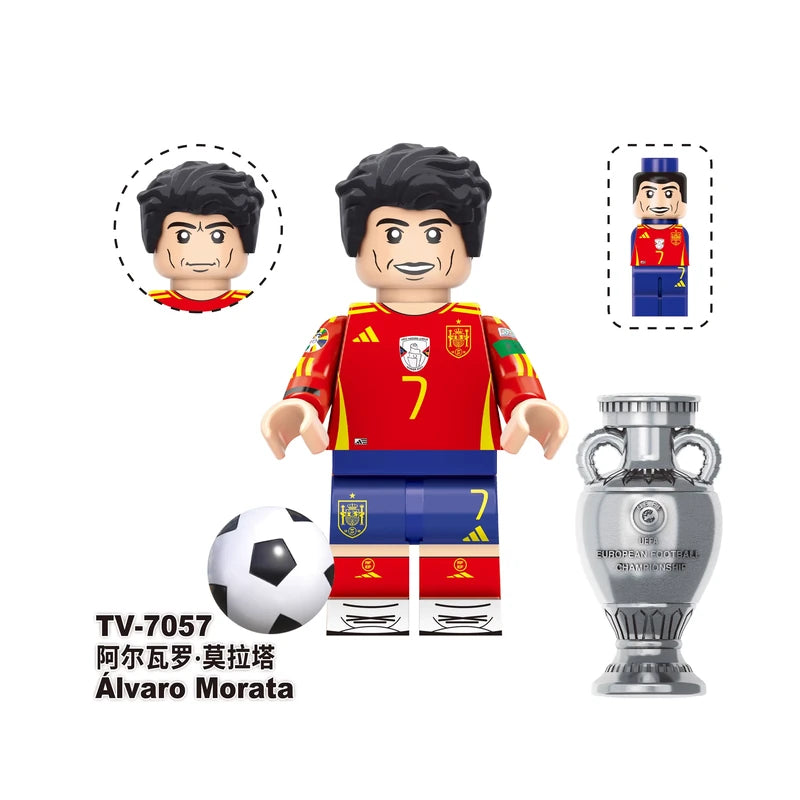Alvaro Morata TV-7057 Minifigures Sports MiniFigure
