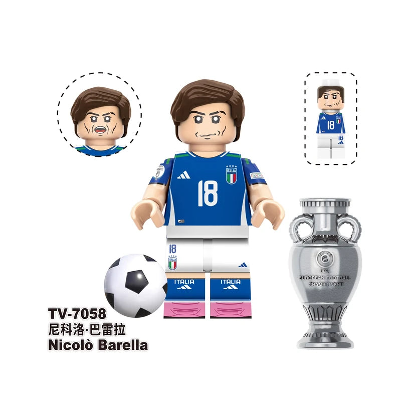 Nicolo Barella TV-7058 Minifigures Sports MiniFigure