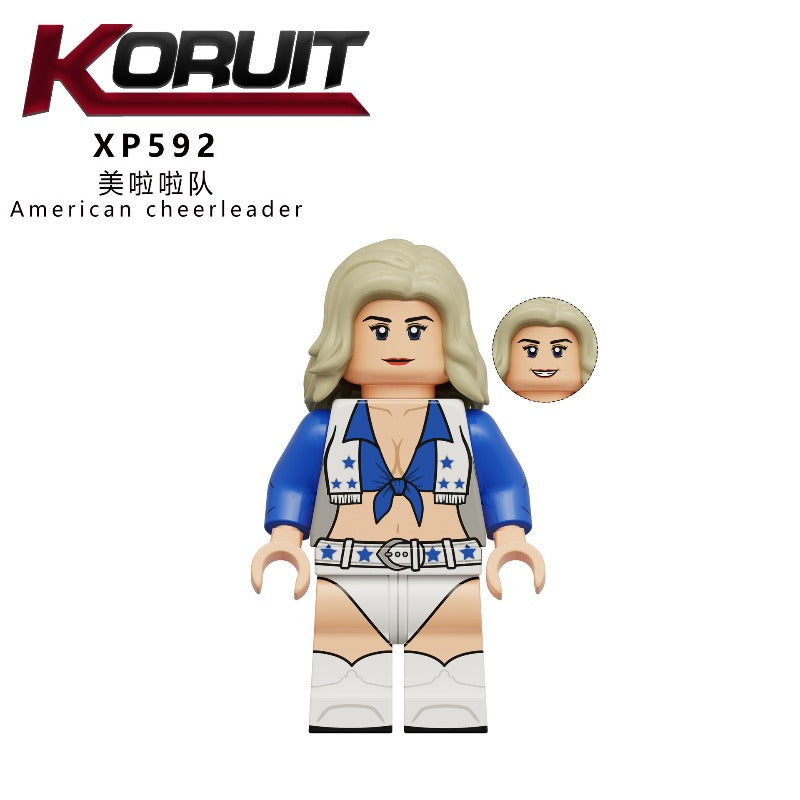 American Cheerleader Minifigure xp592World Cup Football Player