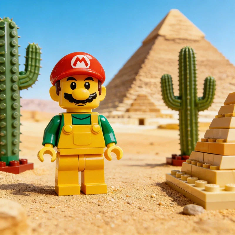 mario bros minifigures