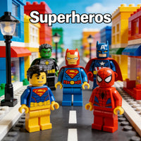 Superheros Minifigures