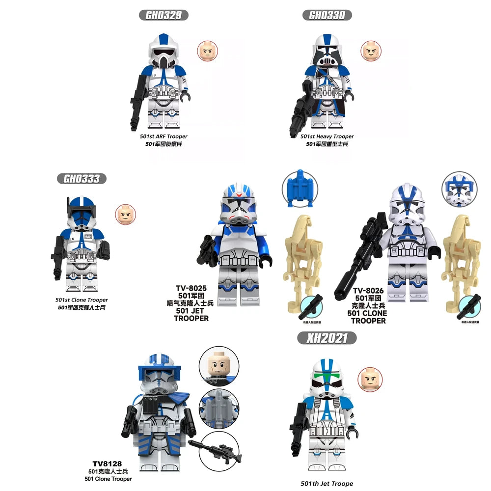 501st Legion Clone Trooper Star Wars Minifigure