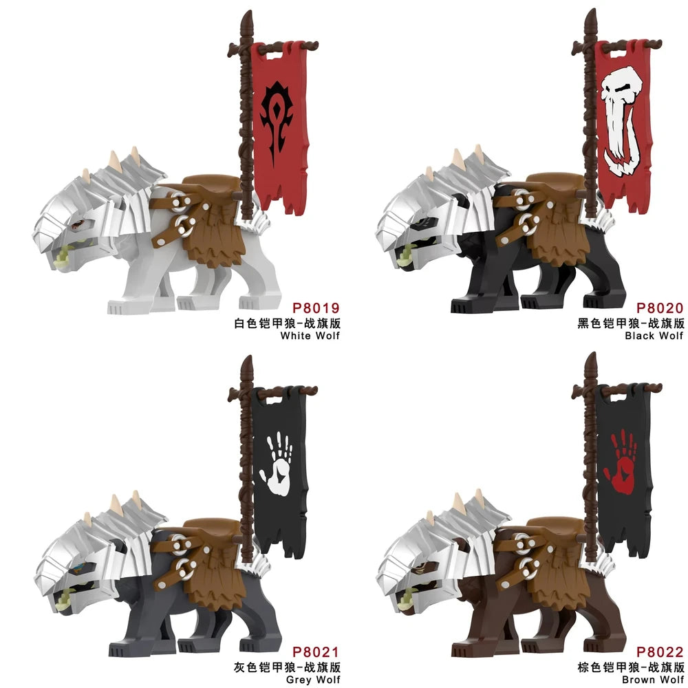Armored Warg with Flag The Hobbit Minifigure