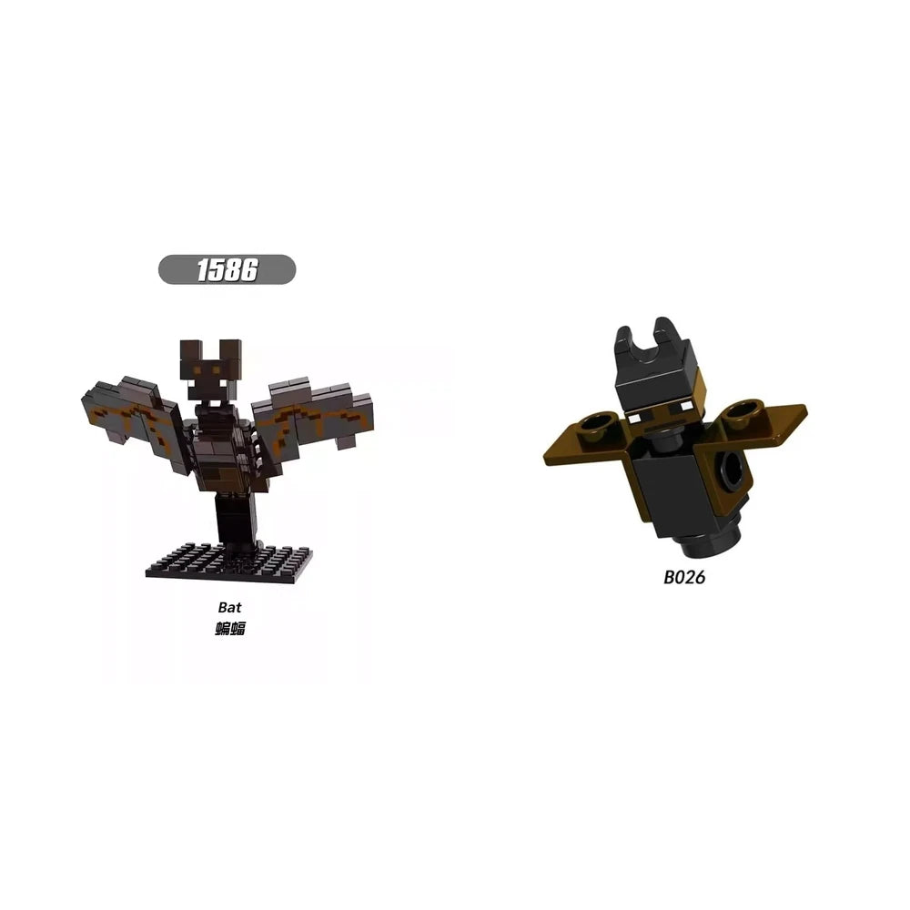 Minecraft Bat Mini Build Bat Minecraft Minifigure – kongbricks