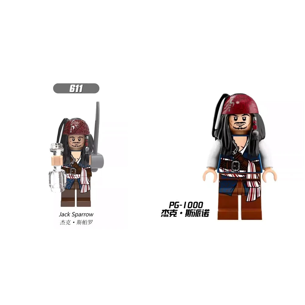 Captain Jack Sparrow Pirates of the Caribbean Minifigure