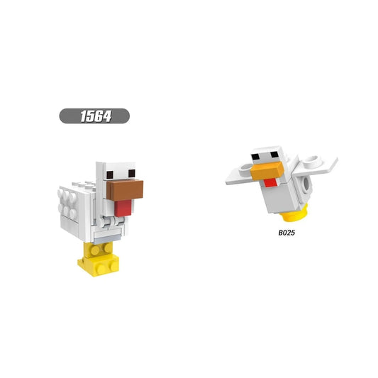 Chicken Minecraft Minifigure