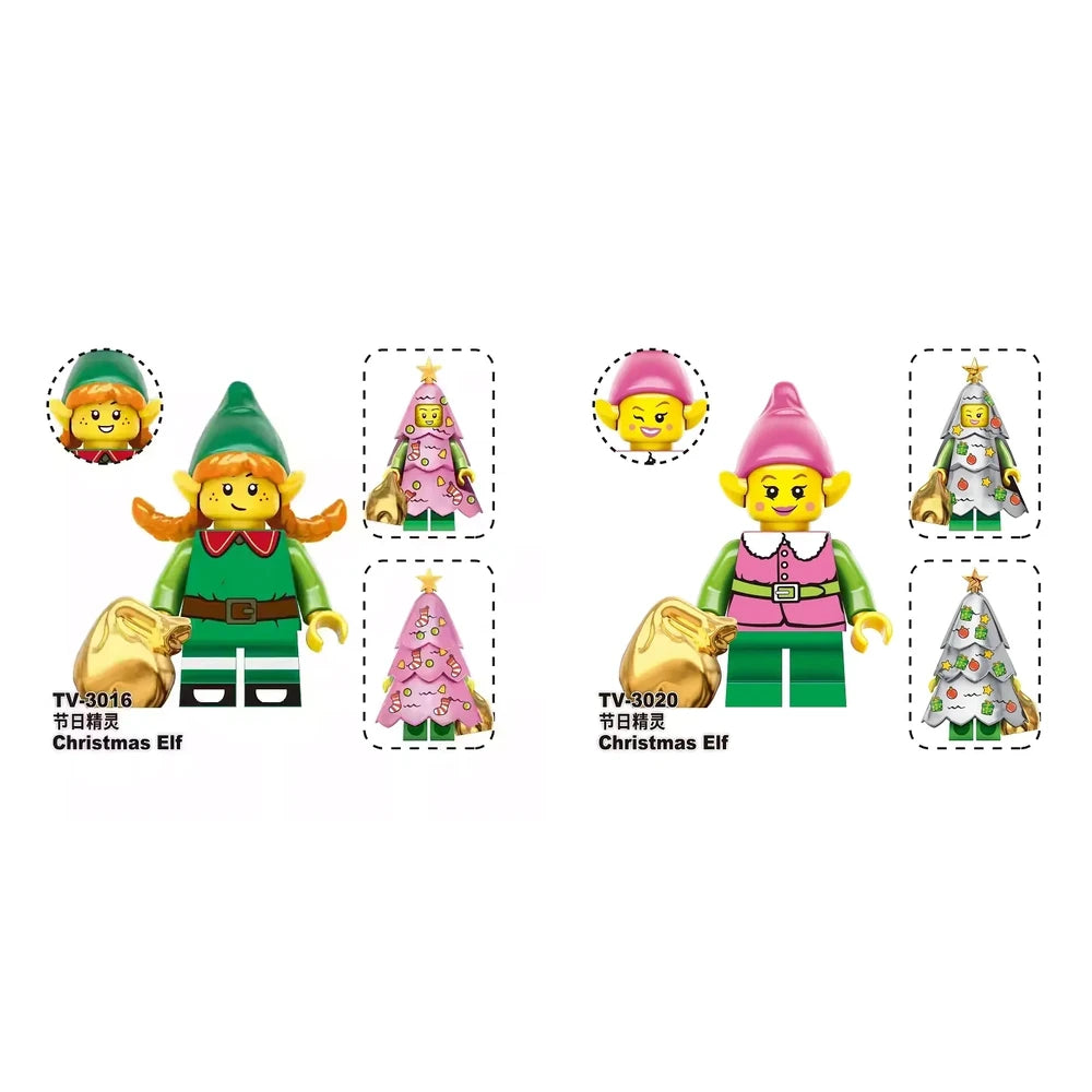 Christmas Elf Movies and TV Minifigure