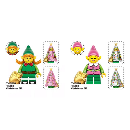 Christmas Elf Movies and TV Minifigure