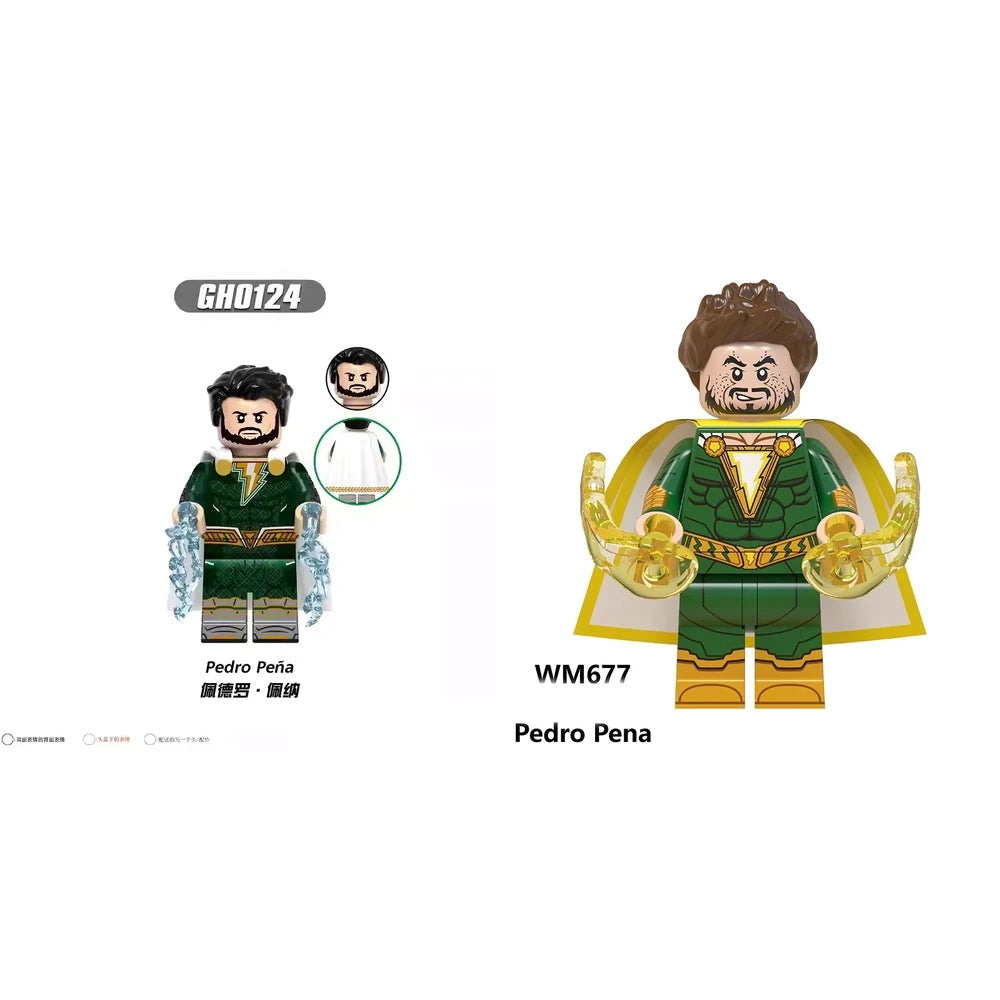 D.J. Cotrona - Jovan Armand - Pedro Pena - Shazam Strong DC Minifigure