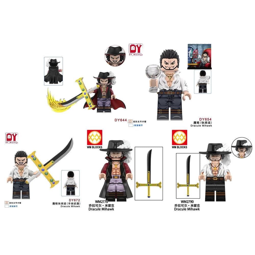 Dracule Mihawk One Piece Minifigure