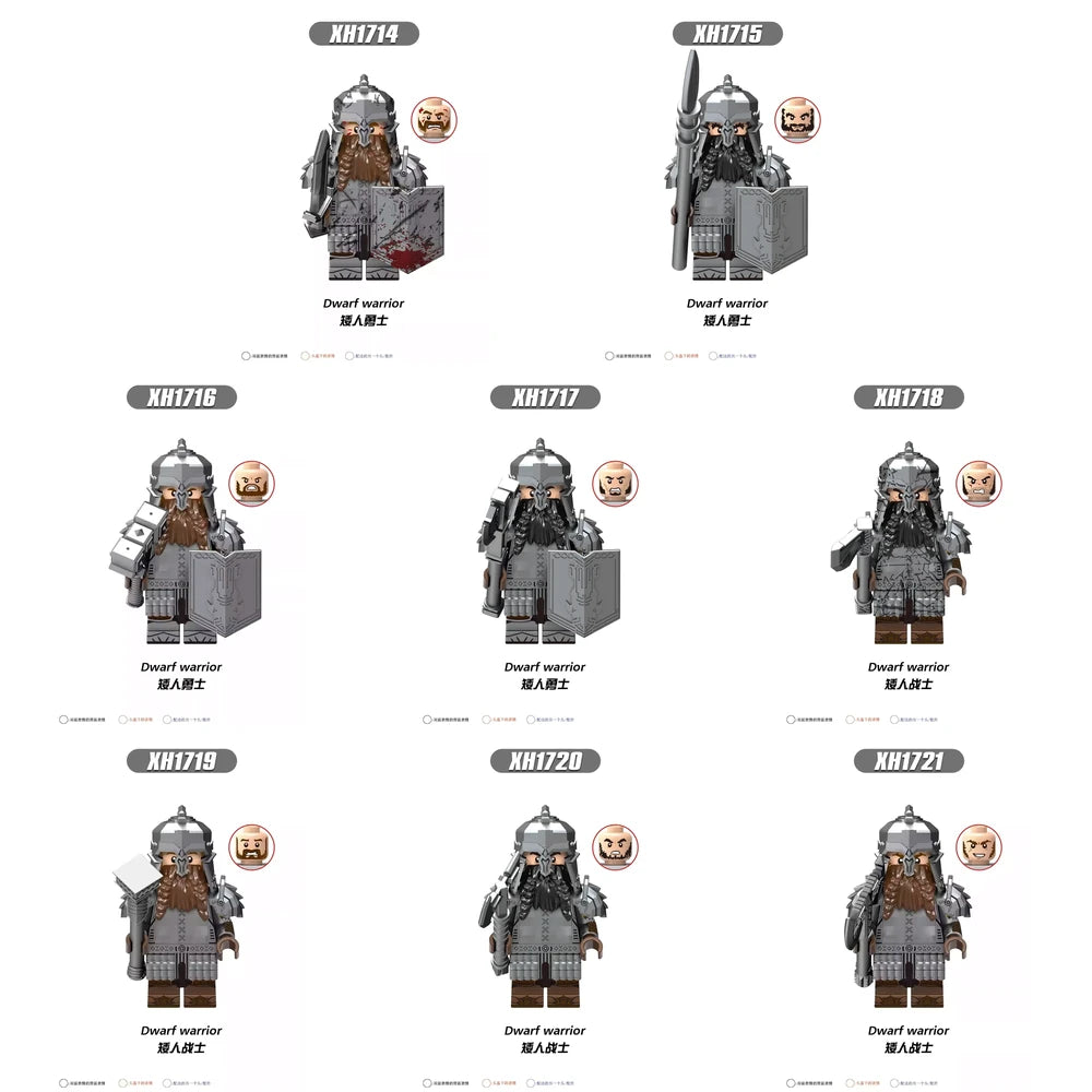 Dwarf Warrior The Lord of the Rings Minifigure