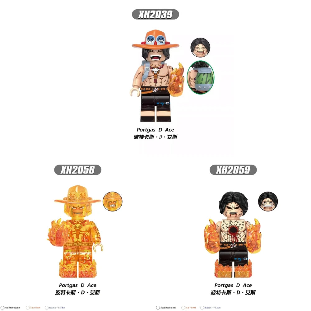 Fire Fist Portgas D Ace One Piece Minifigure