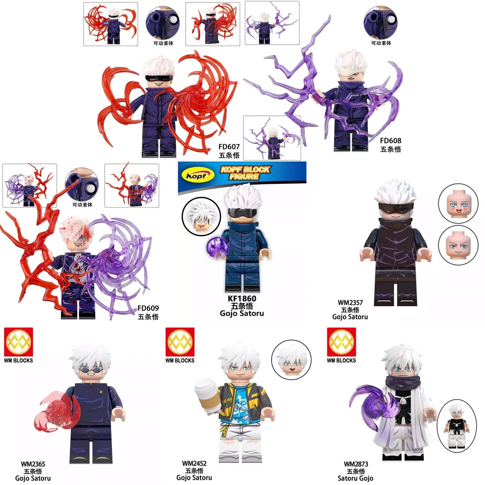Gojo Satoru AnimeManga Minifigure