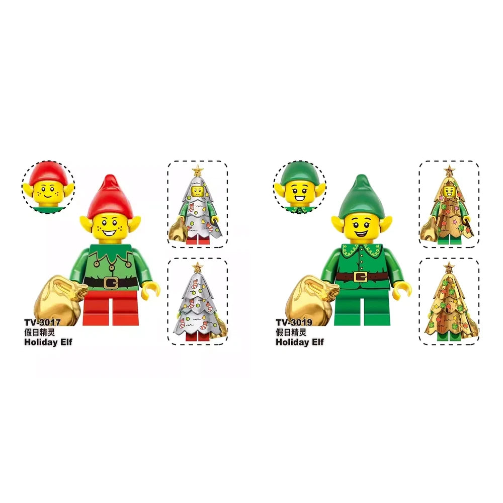 Holiday Elf Movies and TV Minifigure