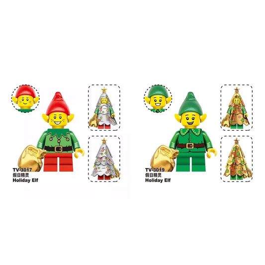 Holiday Elf Movies and TV Minifigure