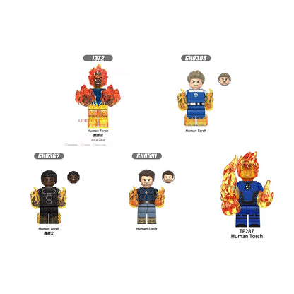 Human Torch Marvel Minifigure