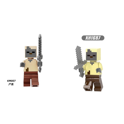 Husk (Minecraft)Zombie (Minecraft) Minecraft Minifigure