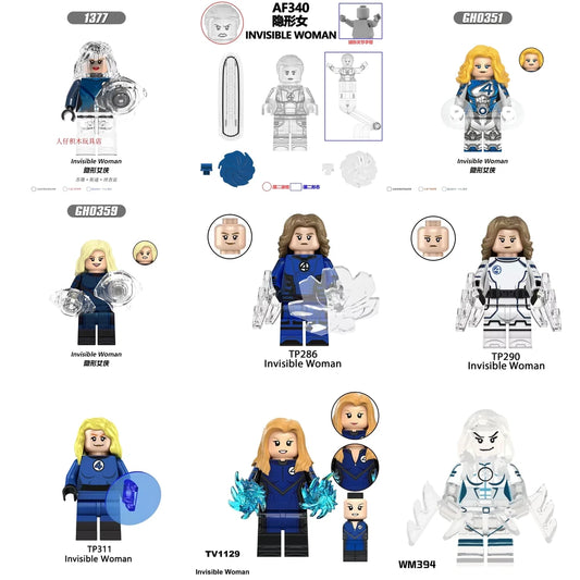Invisible Woman Marvel Minifigure