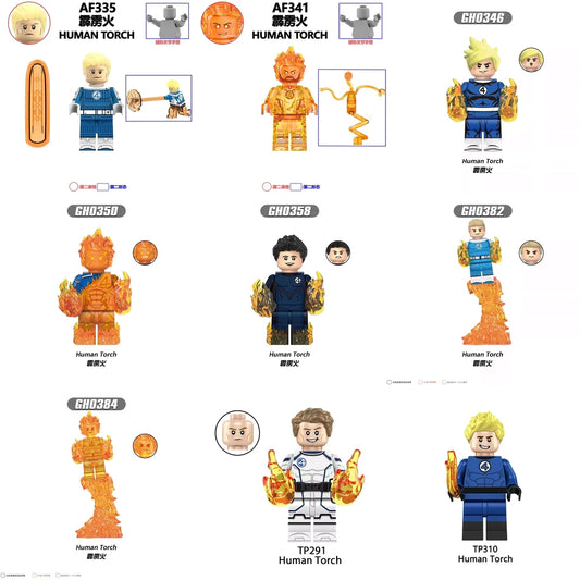 Johnny Storm Marvel Minifigure