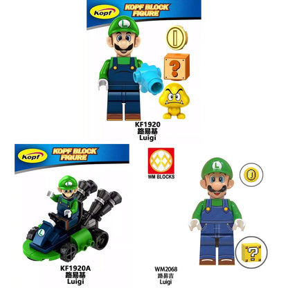 Luigi Mario Bros Minifigure