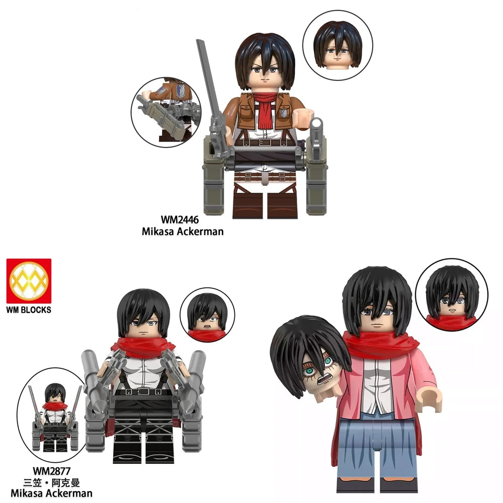 Mikasa Ackerman AnimeManga Minifigure