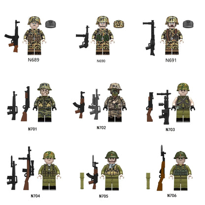 Military Soldiers Army Minifigures Minifigure