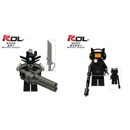 Monitor People Movies and TV Minifigure