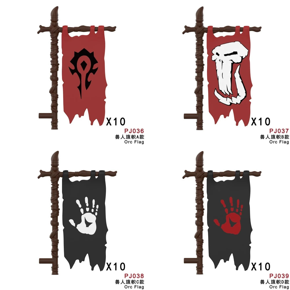 Orc Flag The Lord of the Rings Minifigure