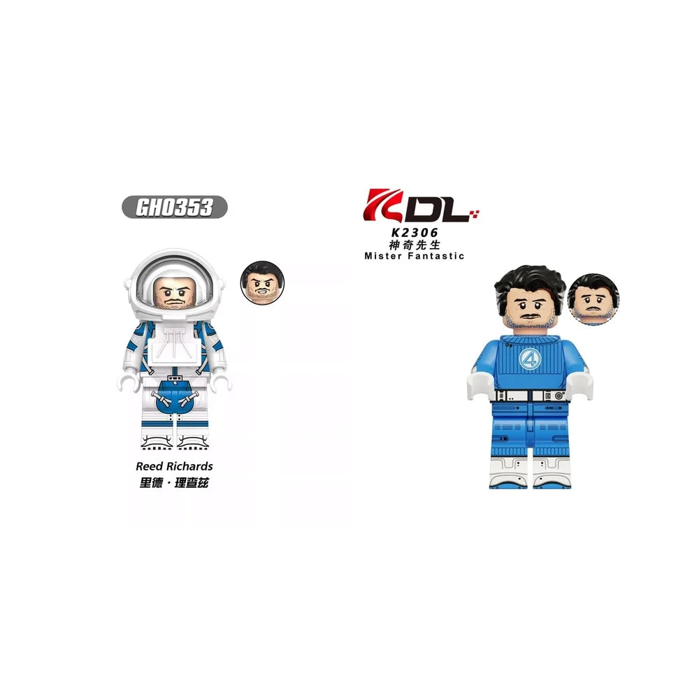 Pedro Pascal - Reed Richards - Mr Fantastic (Fantastic 4) - Mister Fantastic MarvelMovies and TV Minifigure