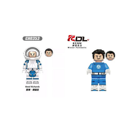 Pedro Pascal - Reed Richards - Mr Fantastic (Fantastic 4) - Mister Fantastic MarvelMovies and TV Minifigure