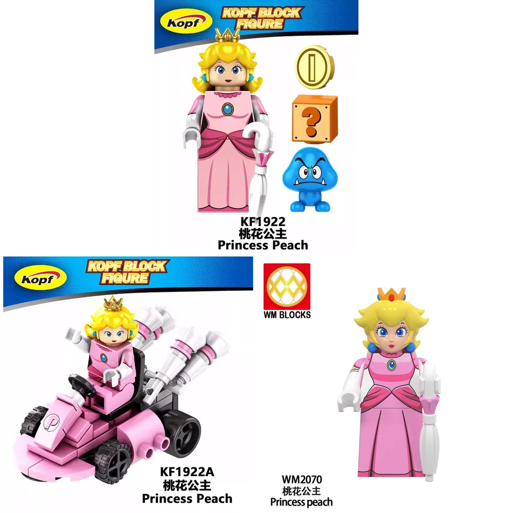 Princess Peach Mario Bros Minifigure