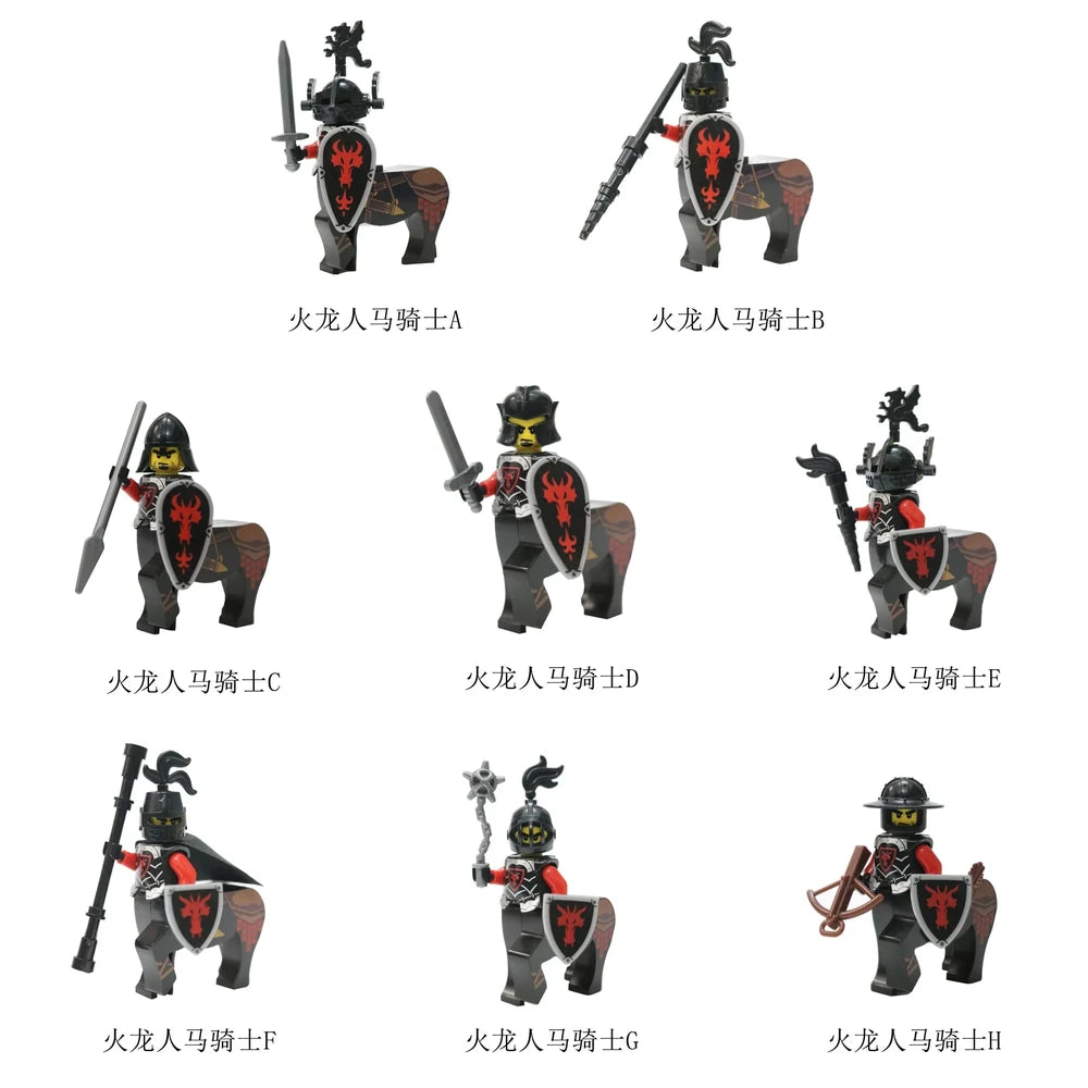 Red Centauri Knight Knight Minifigure
