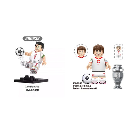 Robert Lewandowski Sports Minifigure