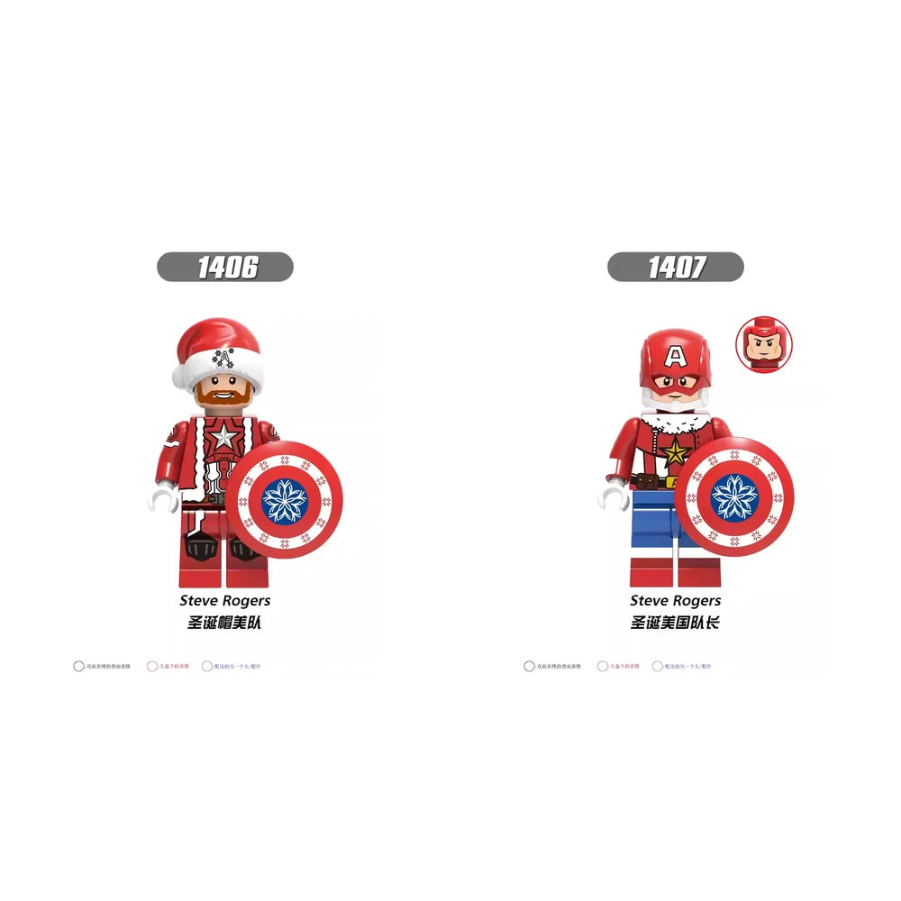Santa Captain America Marvel Minifigure