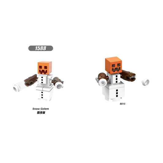 Snow Golem Minecraft Minifigure