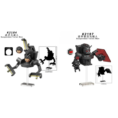 Suspended Toilet Man Movies and TV Minifigure