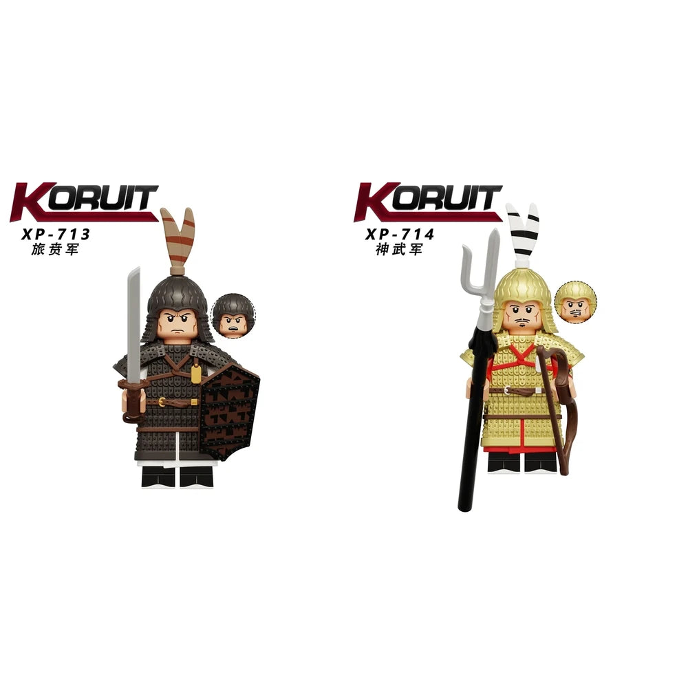Tang Dynasty Soldier Medieval Minifigures Minifigure