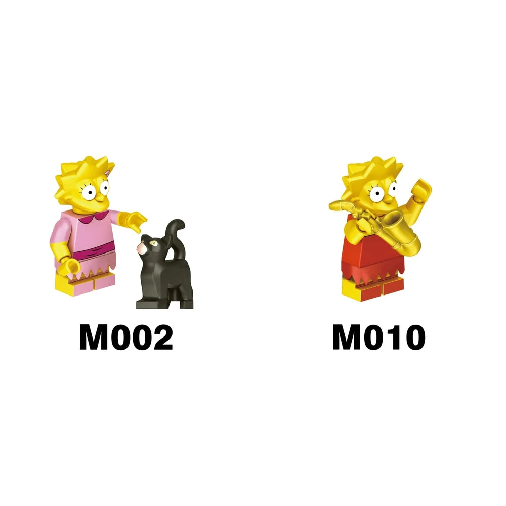 The Simpsons Lisa Simpson Anime Minifigure